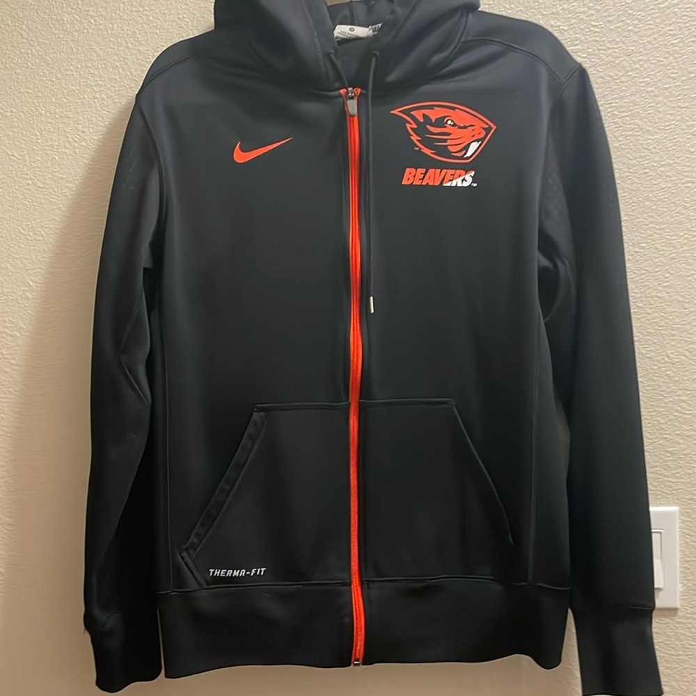 Nike therma-fit full zip hoodie. Oregon State. OSU